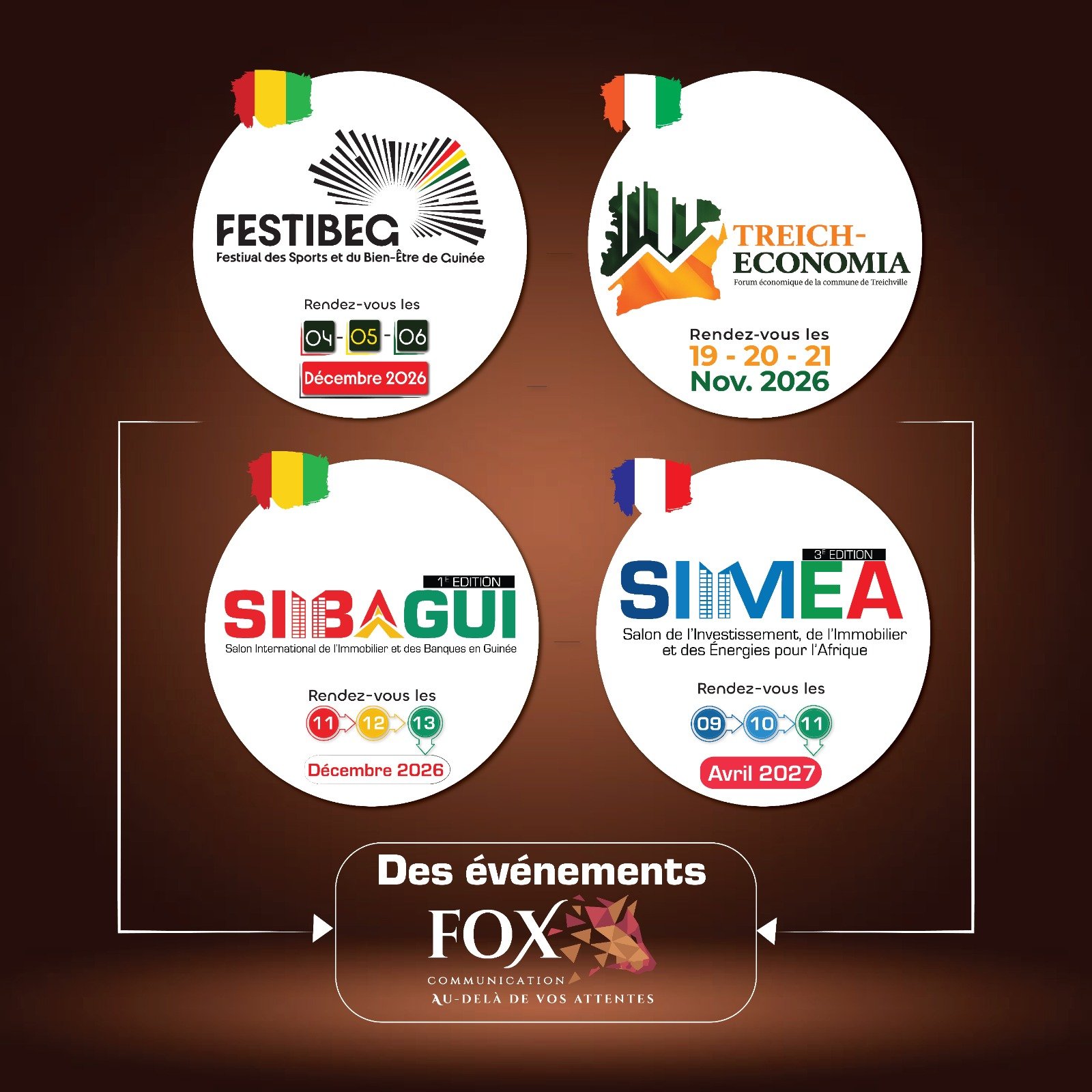 évènements et salon organisés par Fox Communication